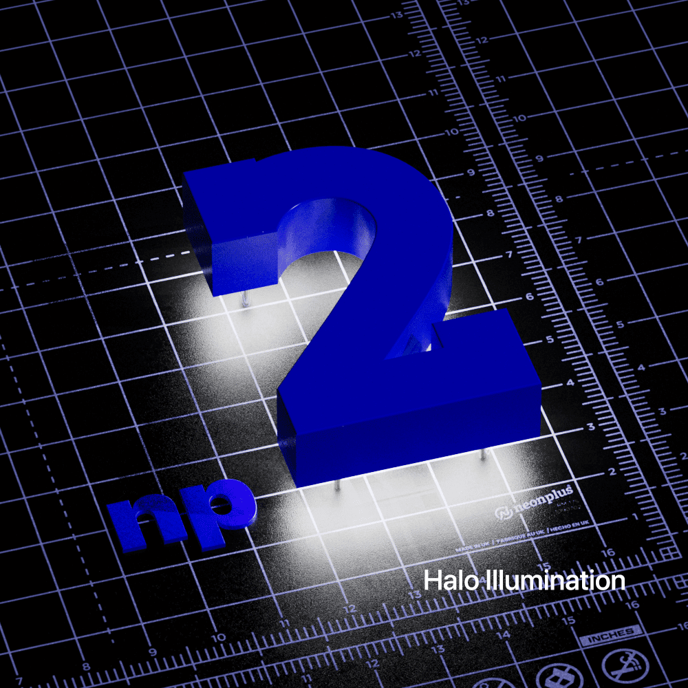 NP2 LED acrylc letter