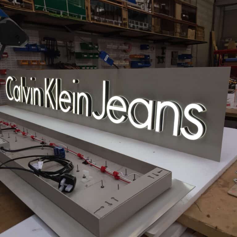 Neonplus® Calvin Klein tray sign